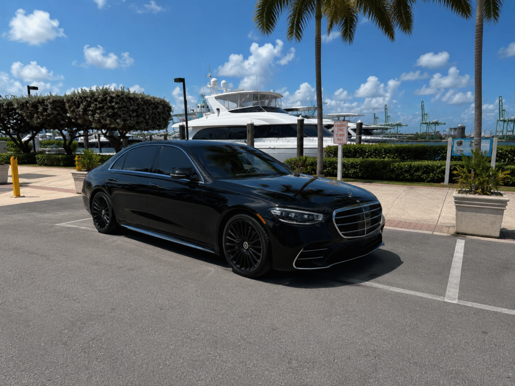 Rent S580 in Miami,. Exotic Miami Car Rental, EMCR Miami