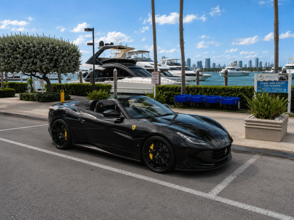 Rent Ferrari Portofino in Miami,. Exotic Miami Car Rental, EMCR Miami