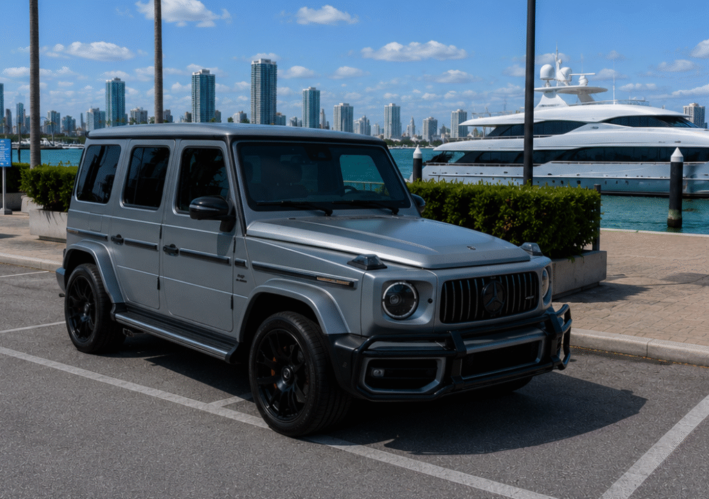 Rent Mercedes G63 in Miami,. Exotic Miami Car Rental, EMCR Miami