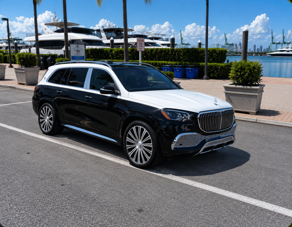 Rent Mercedes Maybach in Miami,. Exotic Miami Car Rental, EMCR Miami