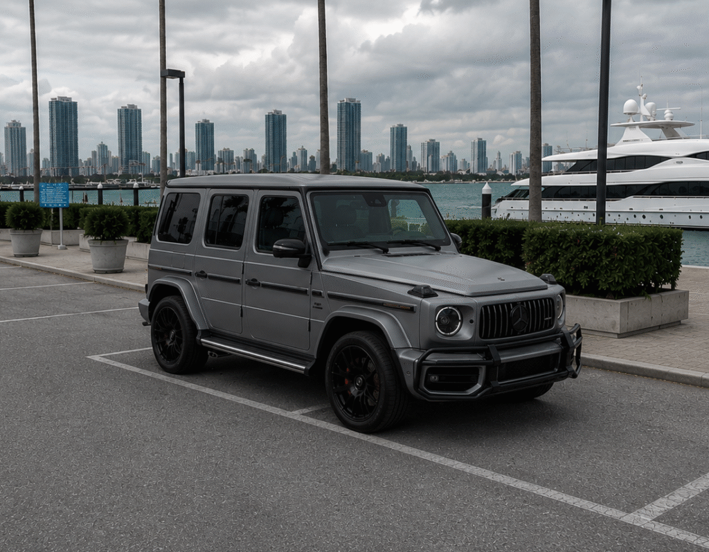 Rent Mercedes G63 in Miami,. Exotic Miami Car Rental, EMCR Miami